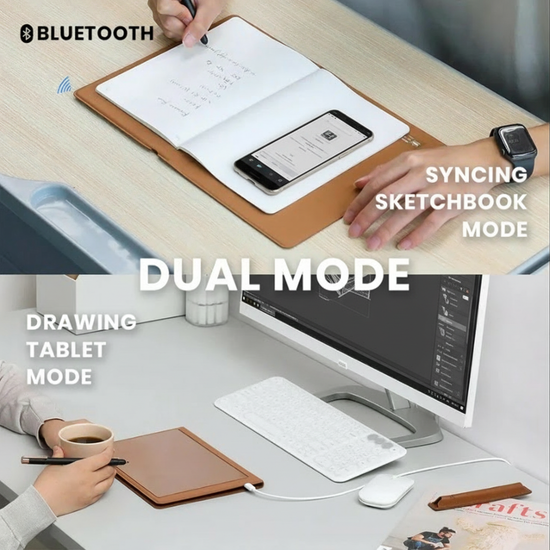 Premium WriteSync SketchBook Duo PRO - The Ultimate Creative Tool for Artists - Writesync